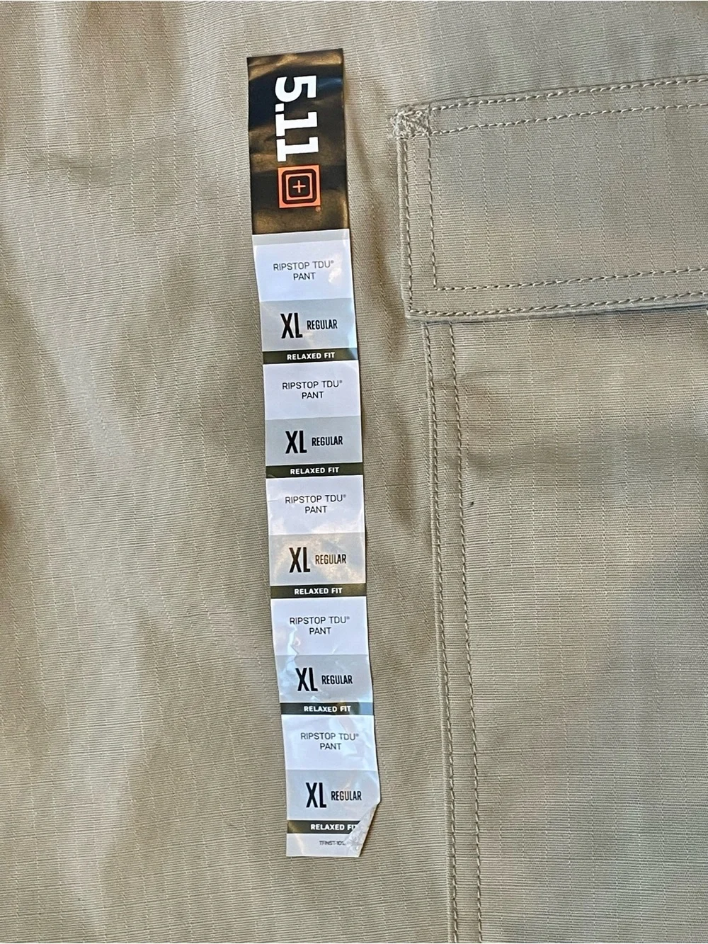 5.11 Tactical Men’s Cargo Pants - Khaki/Tan, XL, 38-32